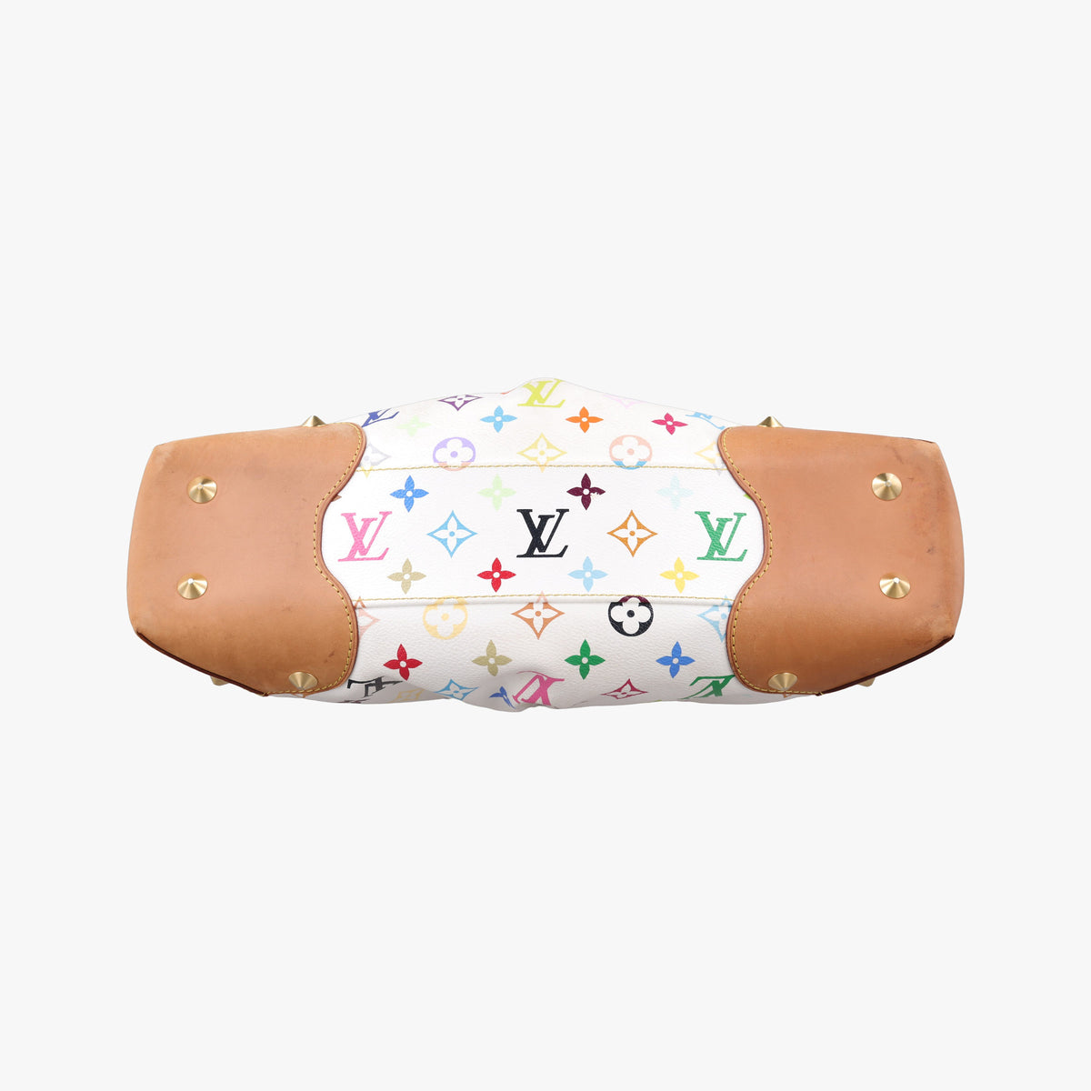 Secondhand Louis Vuitton JUDY MM white Monogram Multicolor M40255 shoulderbag | stylenewstar