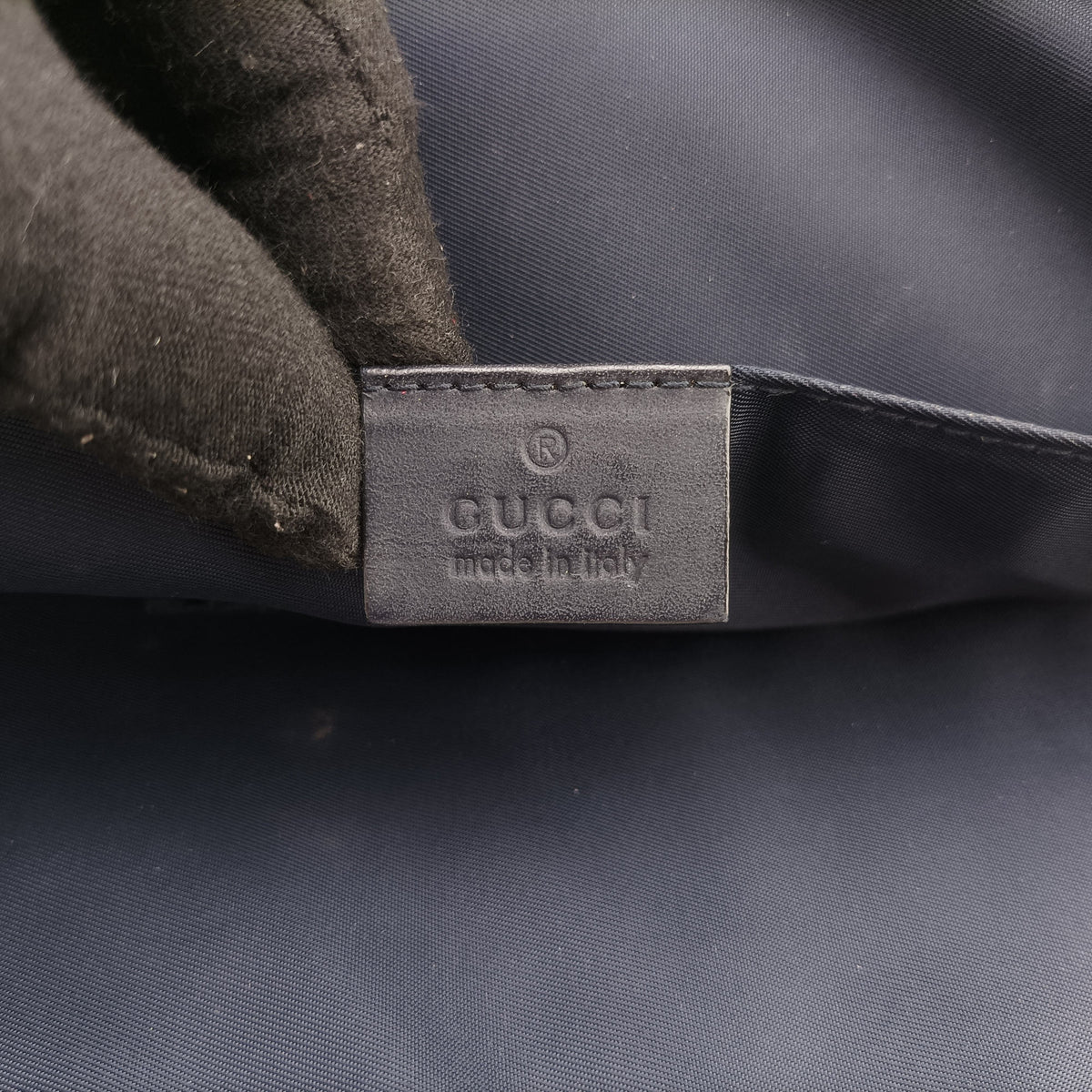 Pre-owned Gucci Guccissima Briefcase Business Black Leather 328937 handbag | stylenewstar