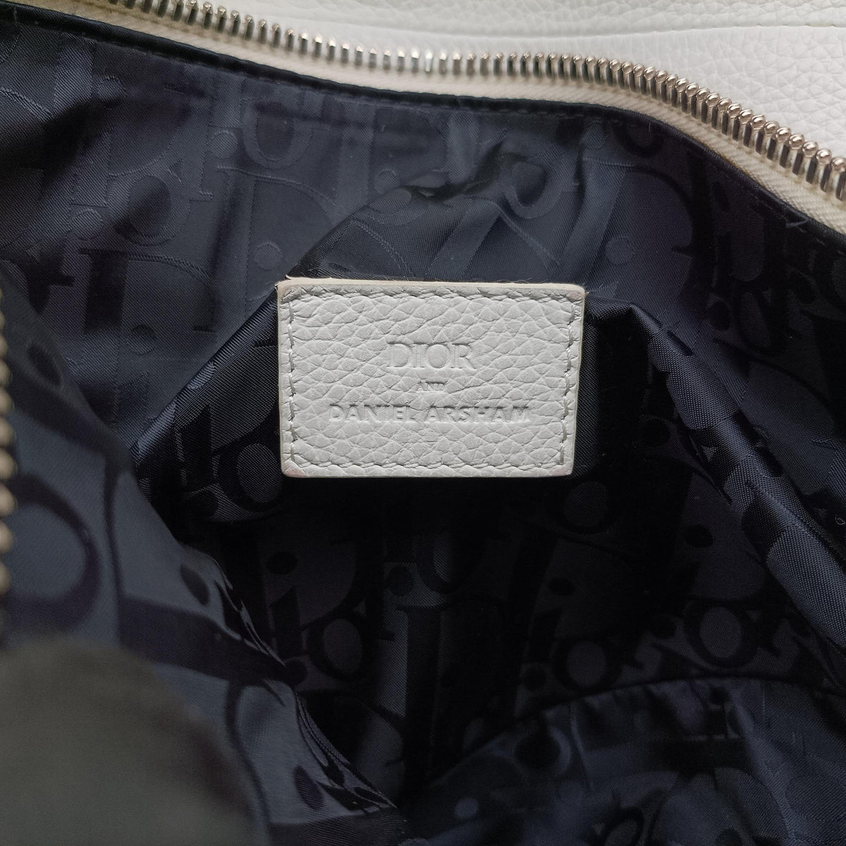 Pre-owned Christian Dior Saddle White Leather  bum bag/waist bag | stylenewstar