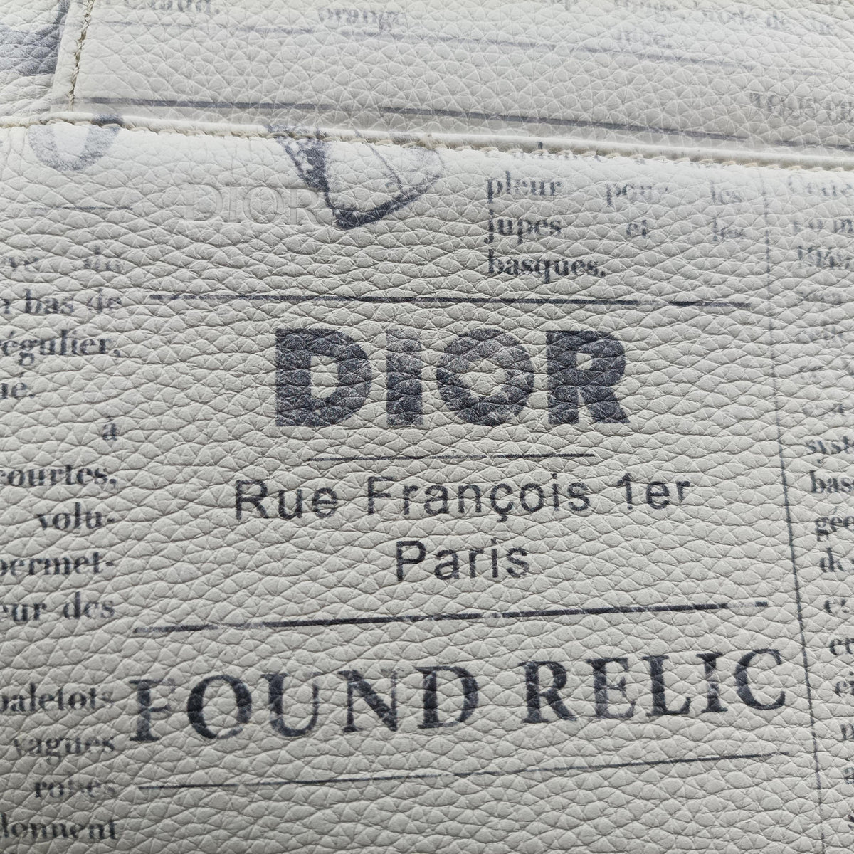 Pre-owned Christian Dior Saddle White Leather  bum bag/waist bag | stylenewstar