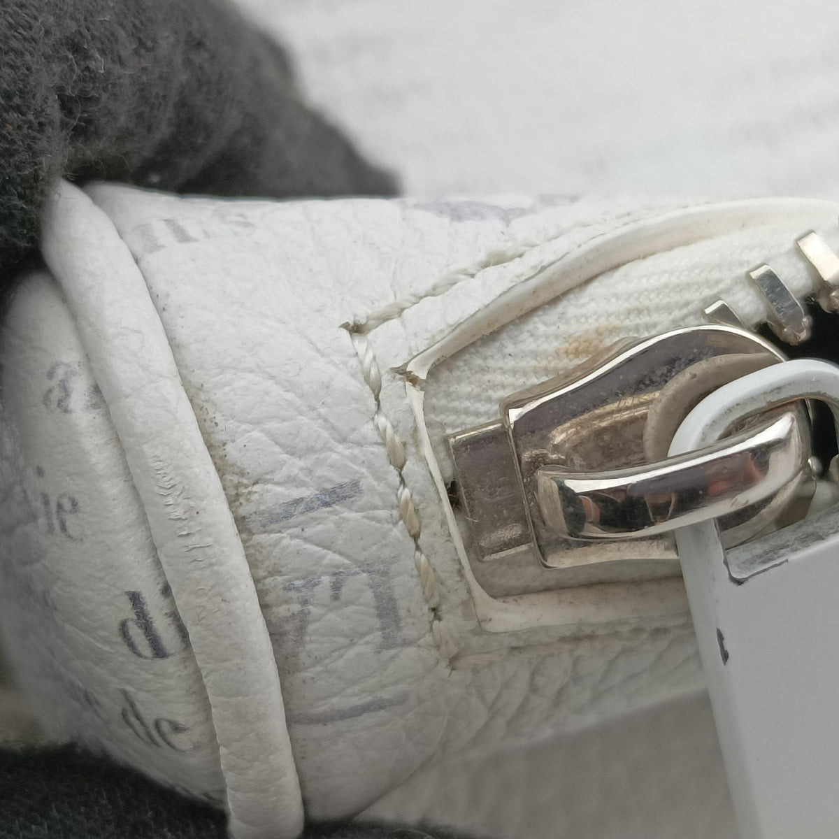 Pre-owned Christian Dior Saddle White Leather  bum bag/waist bag | stylenewstar