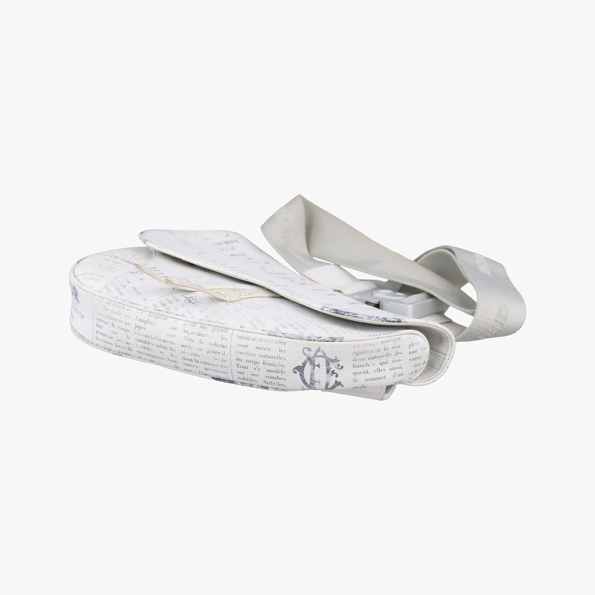 Pre-owned Christian Dior Saddle White Leather  bum bag/waist bag | stylenewstar