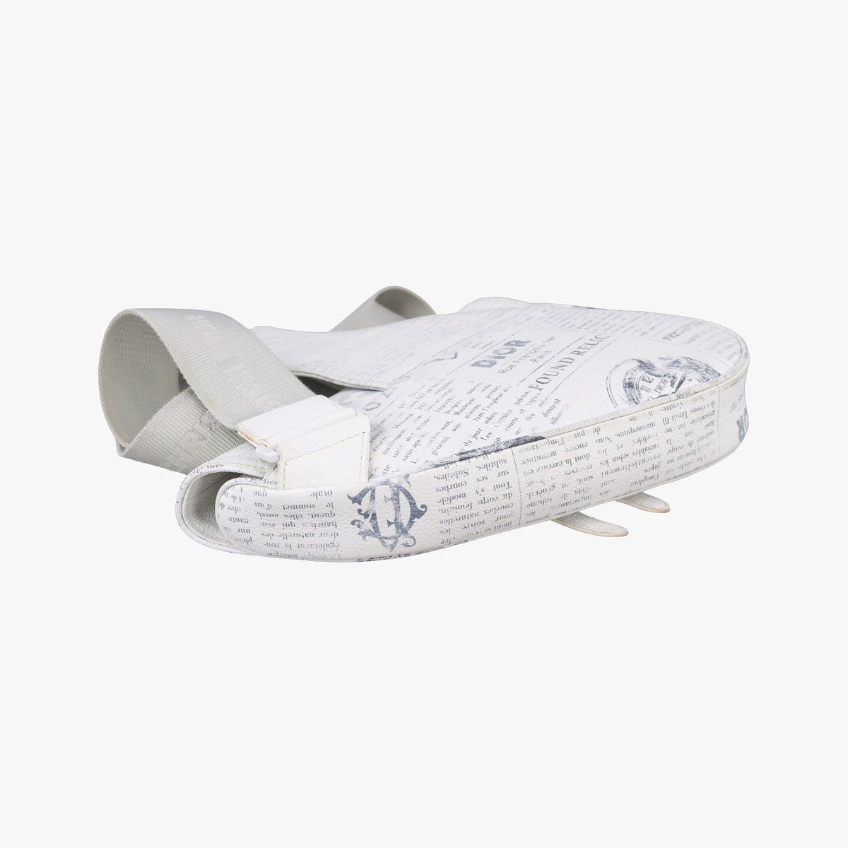 Pre-owned Christian Dior Saddle White Leather  bum bag/waist bag | stylenewstar