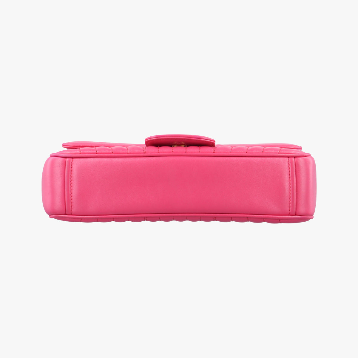 Pre-owned Prada Diagramme Pink Leather 1BD108 shoulderbag | stylenewstar