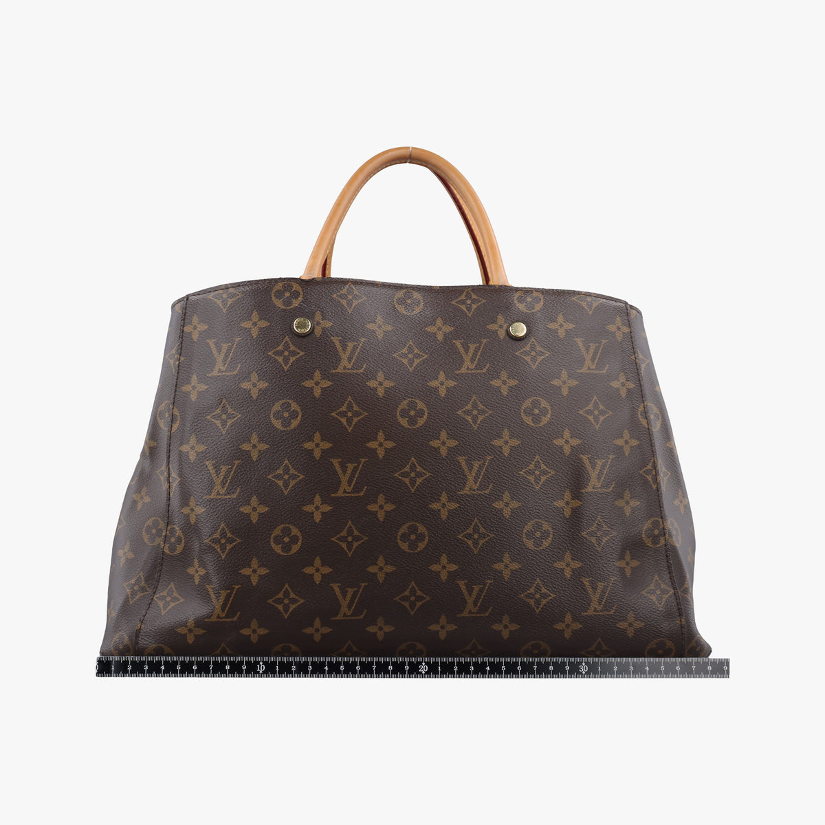 Secondhand Louis Vuitton MONTAIGNE GM Brown Monogram Canvas M41067 shoulderbag | stylenewstar