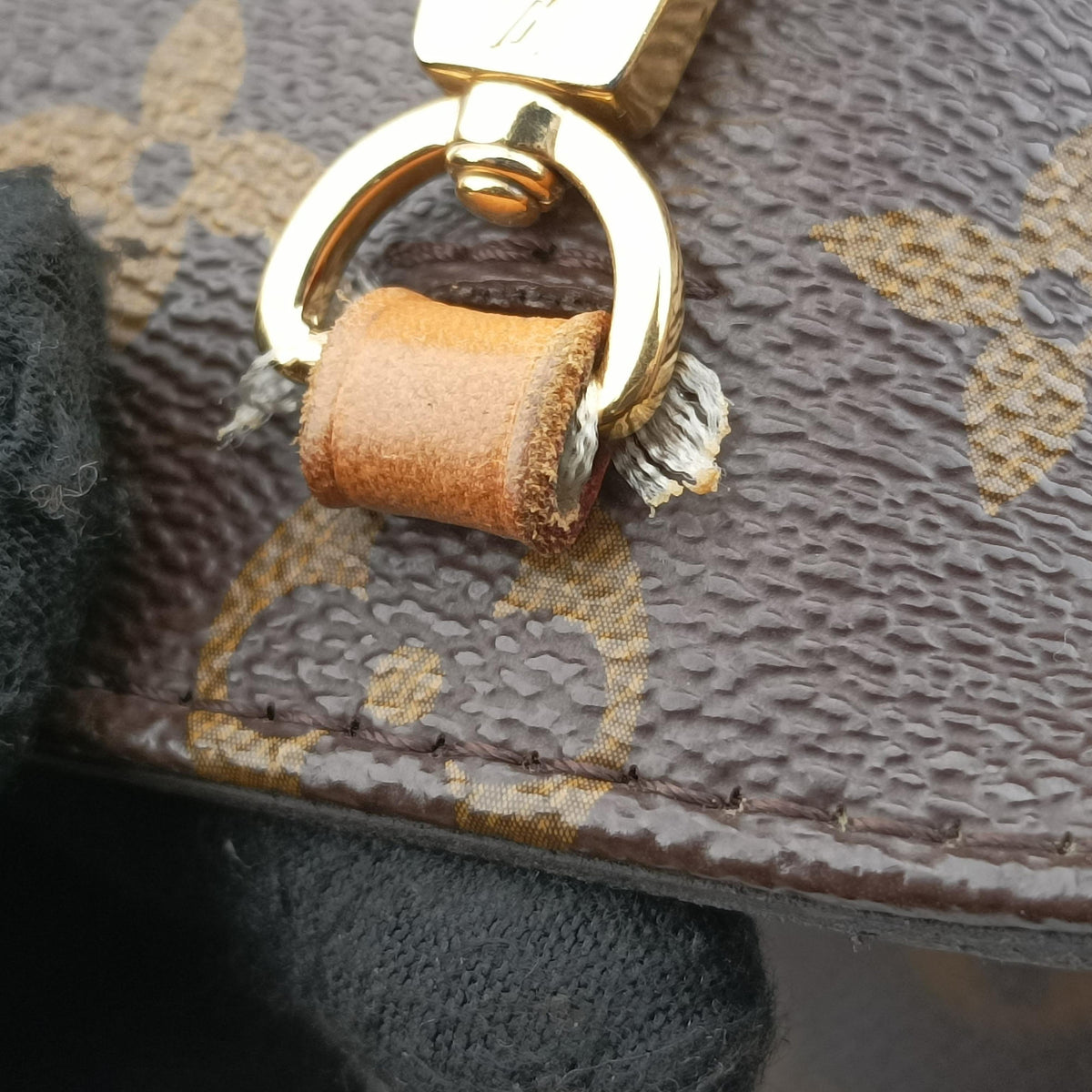 Secondhand Louis Vuitton MONTAIGNE GM Brown Monogram Canvas M41067 shoulderbag | stylenewstar