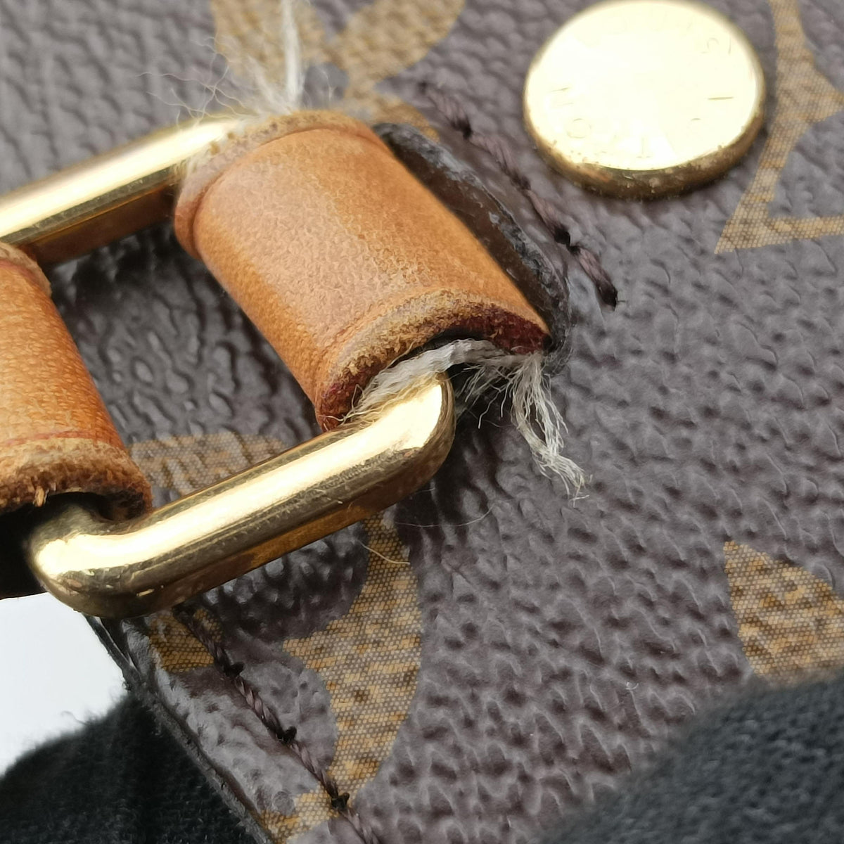 Secondhand Louis Vuitton MONTAIGNE GM Brown Monogram Canvas M41067 shoulderbag | stylenewstar