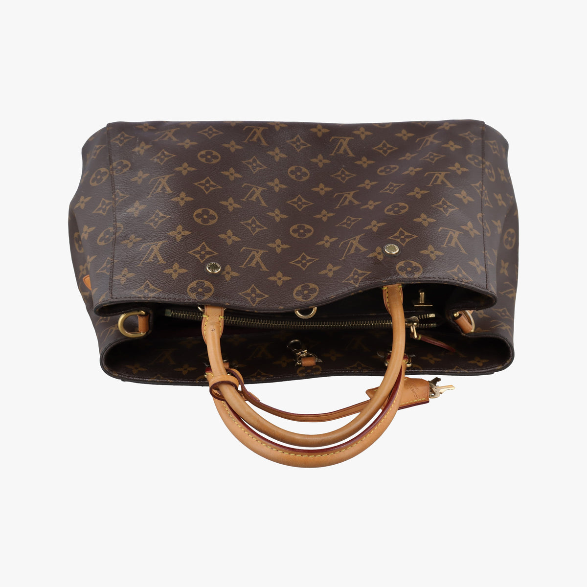 Secondhand Louis Vuitton MONTAIGNE GM Brown Monogram Canvas M41067 shoulderbag | stylenewstar