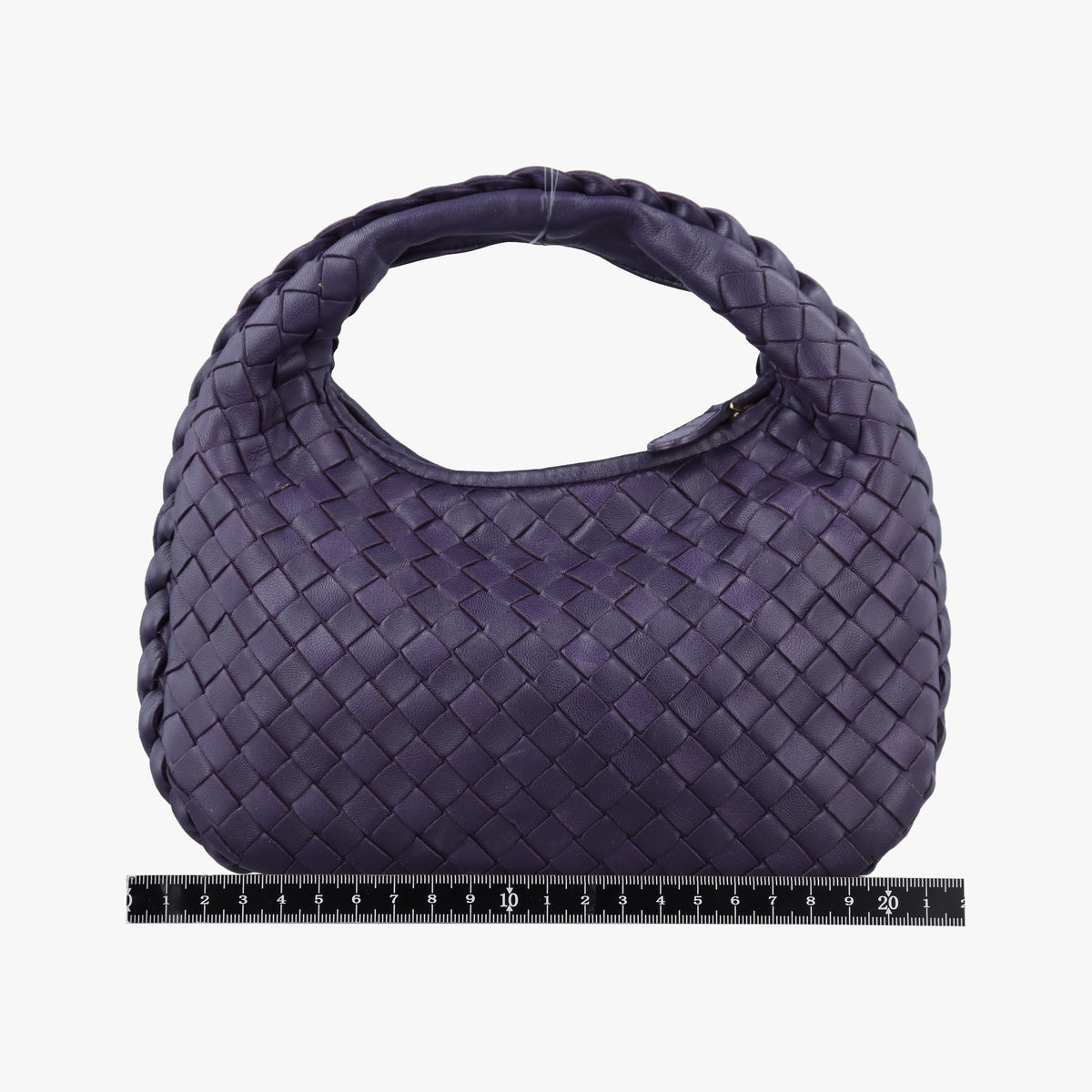Pre-owned Bottega Veneta Intrecciato Purple lambskin  handbag | stylenewstar