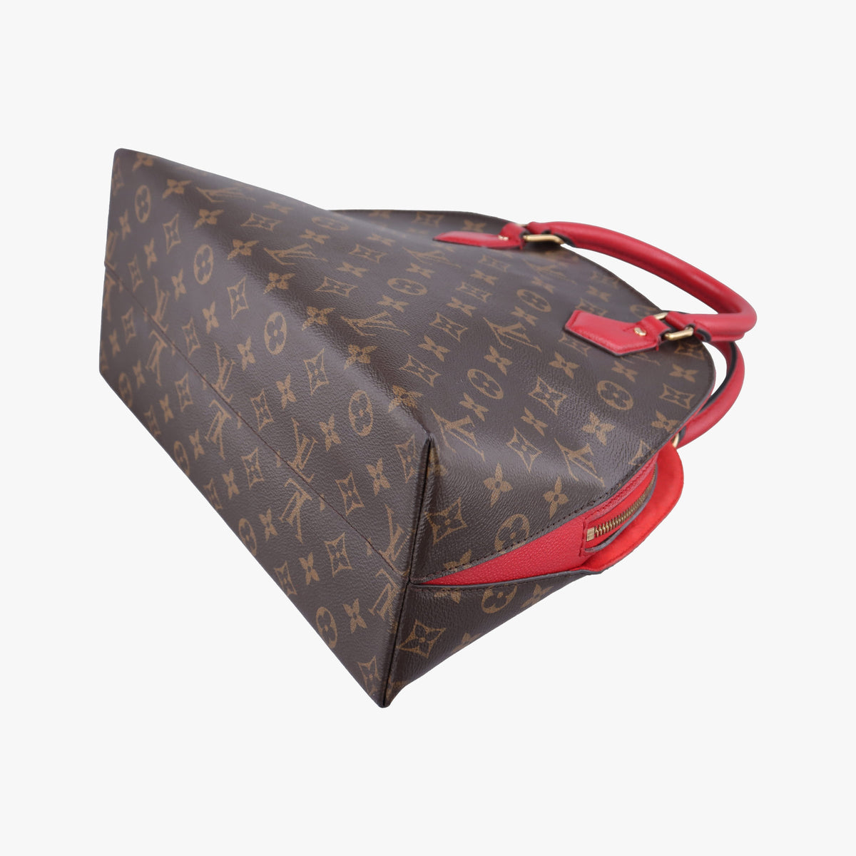 Pre-owned Louis Vuitton Alma Bag Into Bag Brown×Rouge Monogram Canvas M41779 shoulderbag | stylenewstar