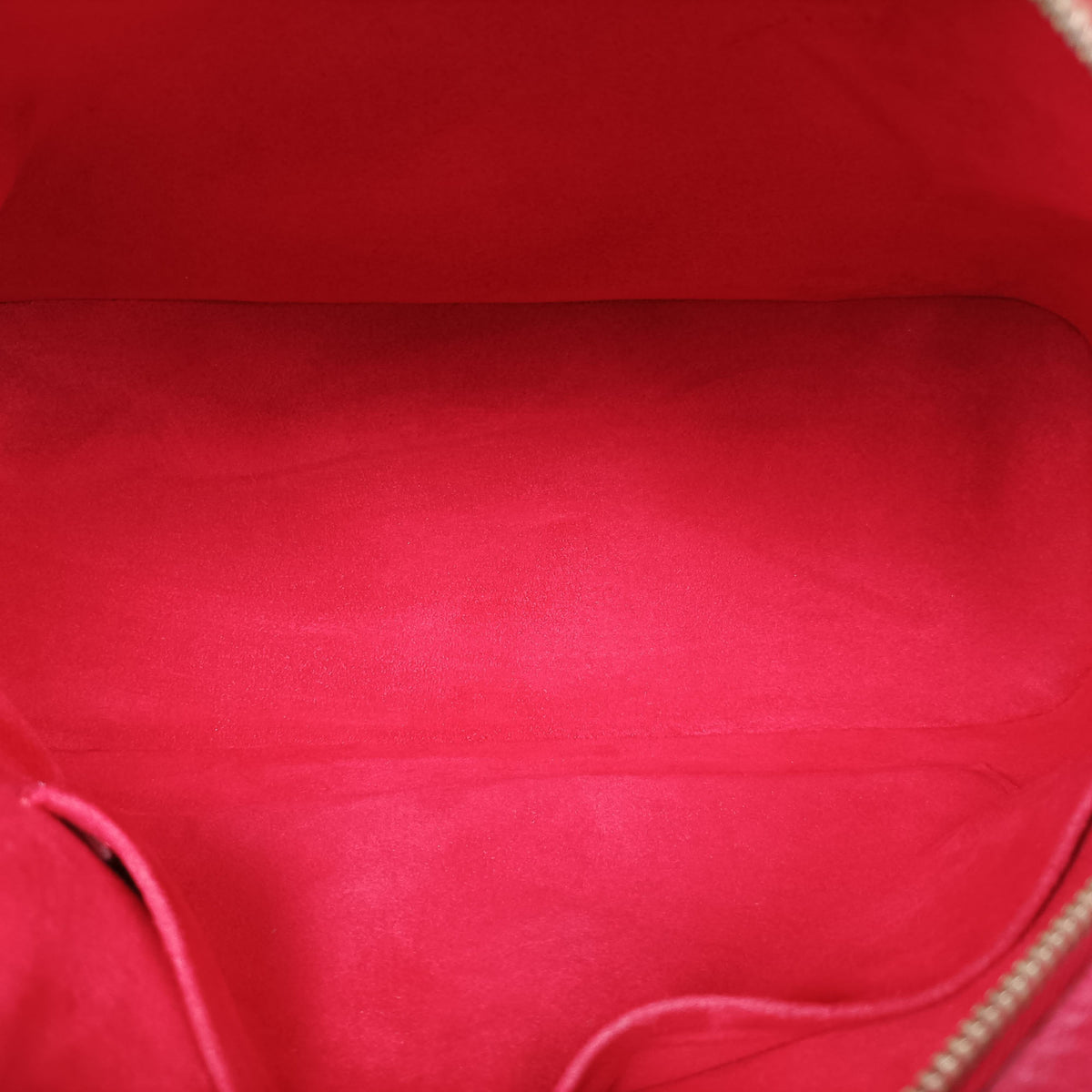 Pre-owned Louis Vuitton Alma Bag Into Bag Brown×Rouge Monogram Canvas M41779 shoulderbag | stylenewstar