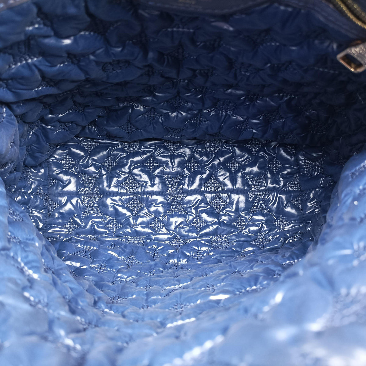 Pre-owned Louis Vuitton Lockit MM Marine Monogram Des Jours M93842 handbag | stylenewstar
