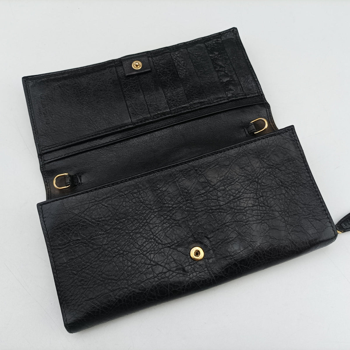 Pre-owned Balenciaga The Giant Black Leather  handbag | stylenewstar