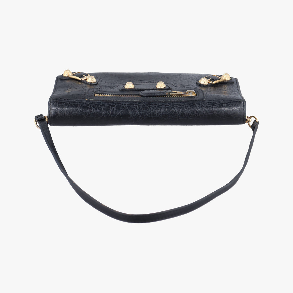 Pre-owned Balenciaga The Giant Black Leather  handbag | stylenewstar