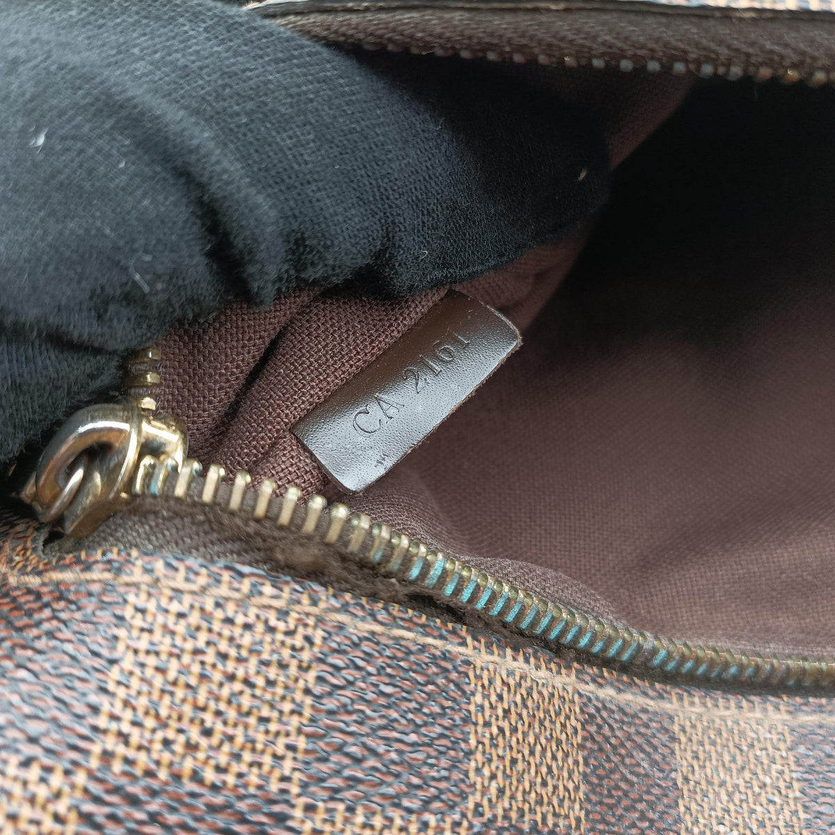 Pre-owned Louis Vuitton BROOKLYN GM EBENE Damier Canvas N51211 shoulderbag | stylenewstar