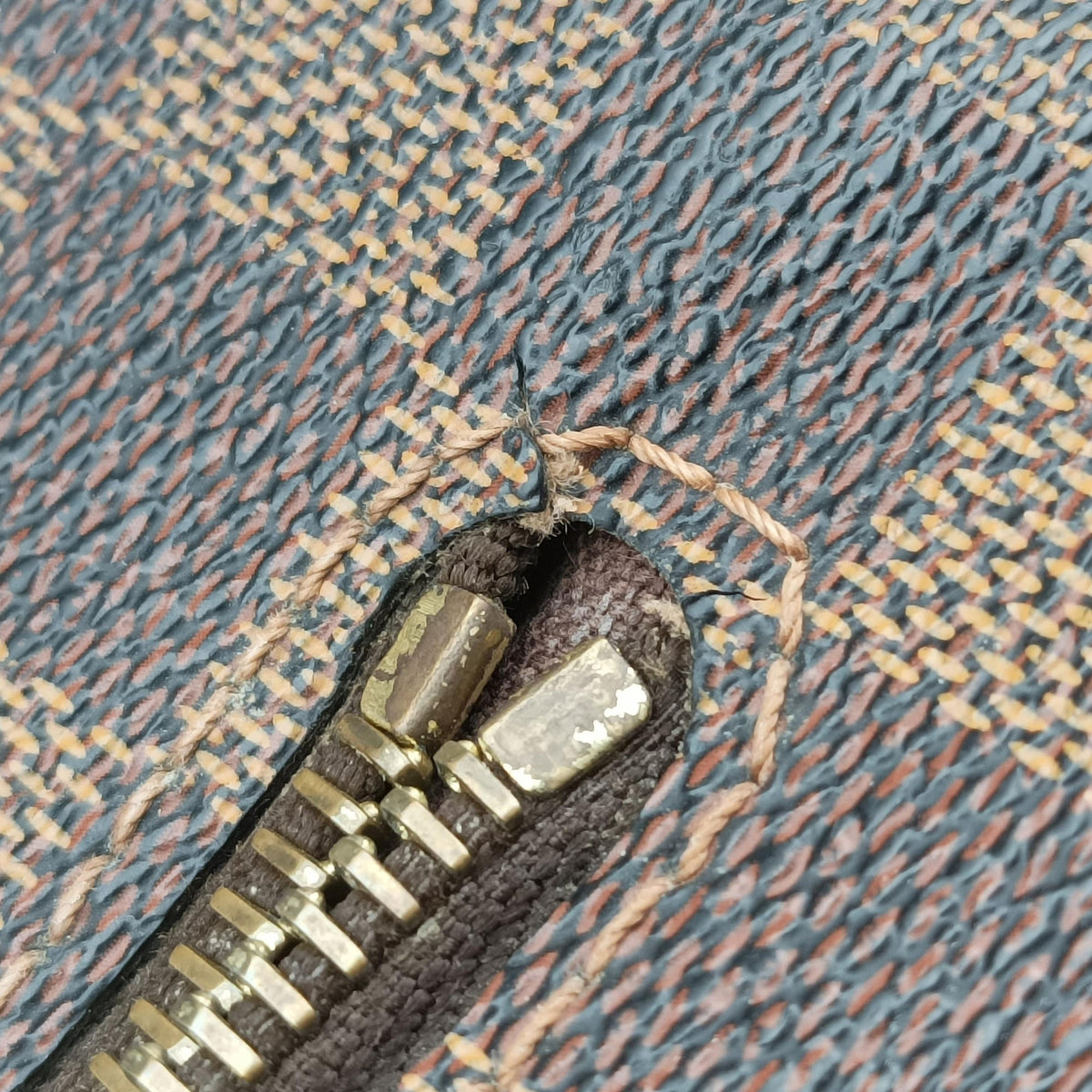 Pre-owned Louis Vuitton BROOKLYN GM EBENE Damier Canvas N51211 shoulderbag | stylenewstar