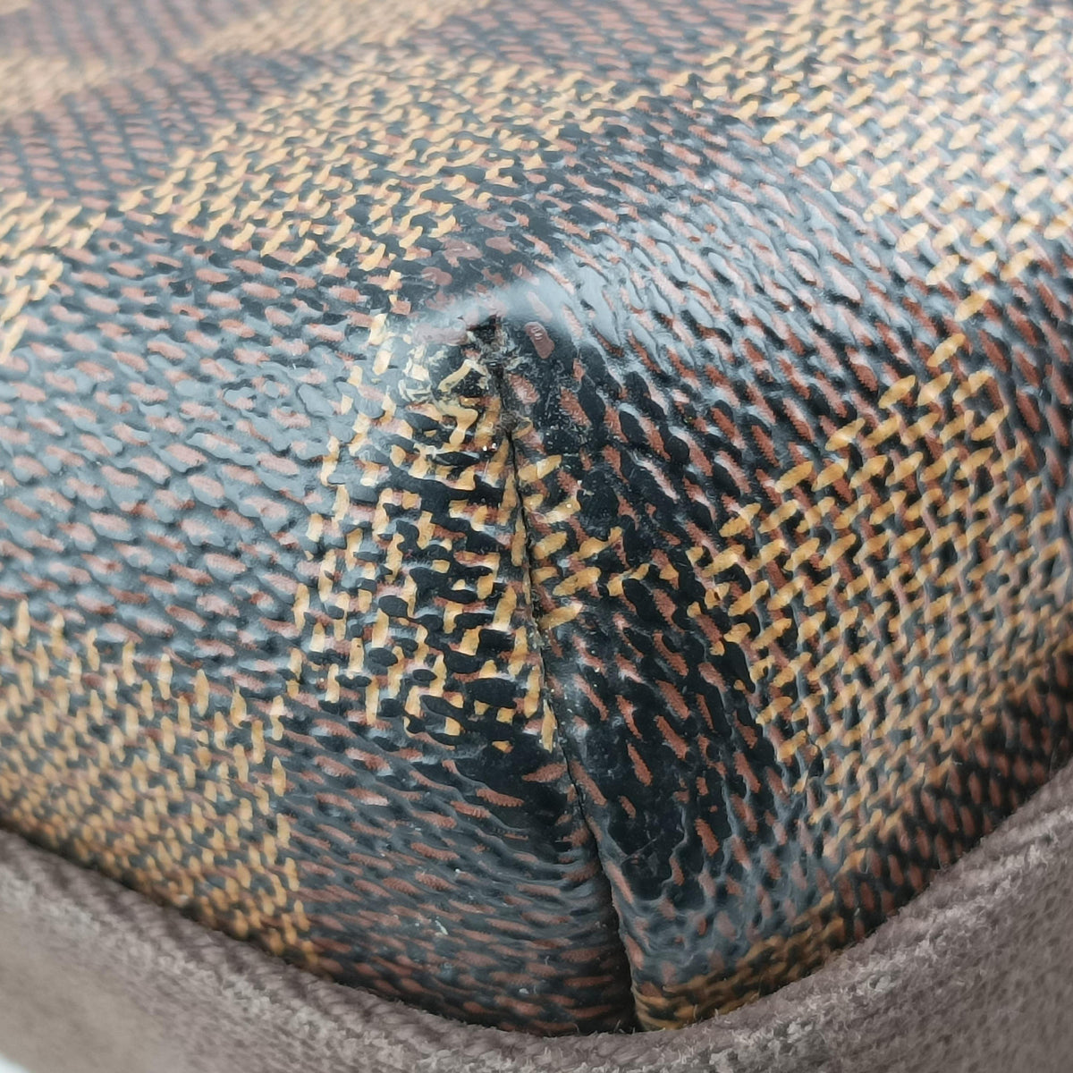Pre-owned Louis Vuitton BROOKLYN GM EBENE Damier Canvas N51211 shoulderbag | stylenewstar