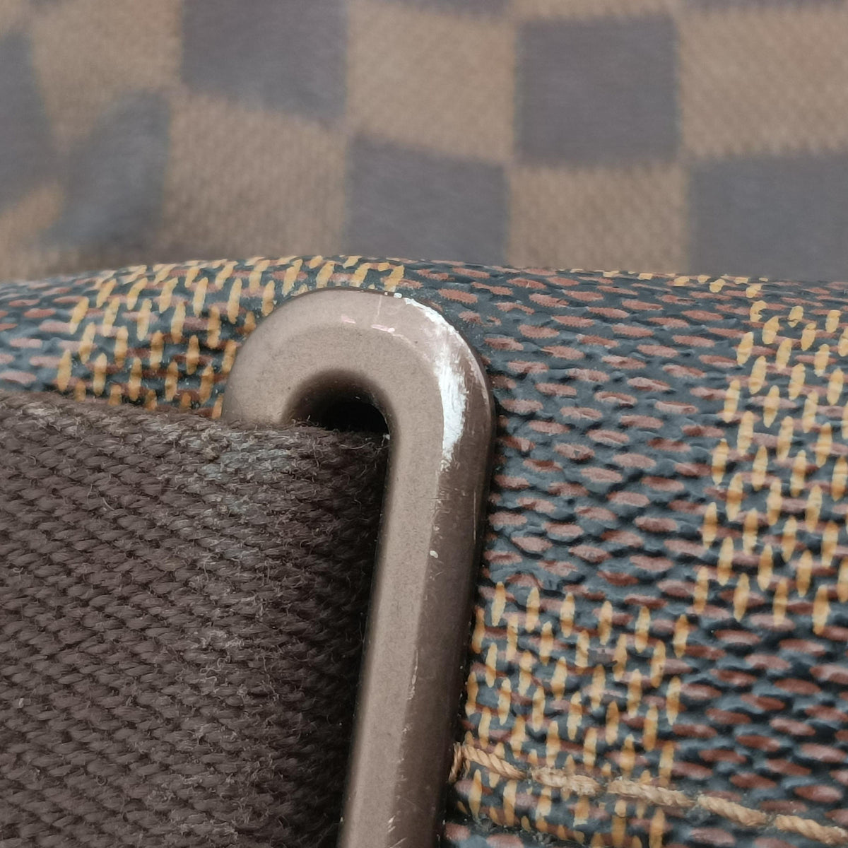 Pre-owned Louis Vuitton BROOKLYN GM EBENE Damier Canvas N51211 shoulderbag | stylenewstar