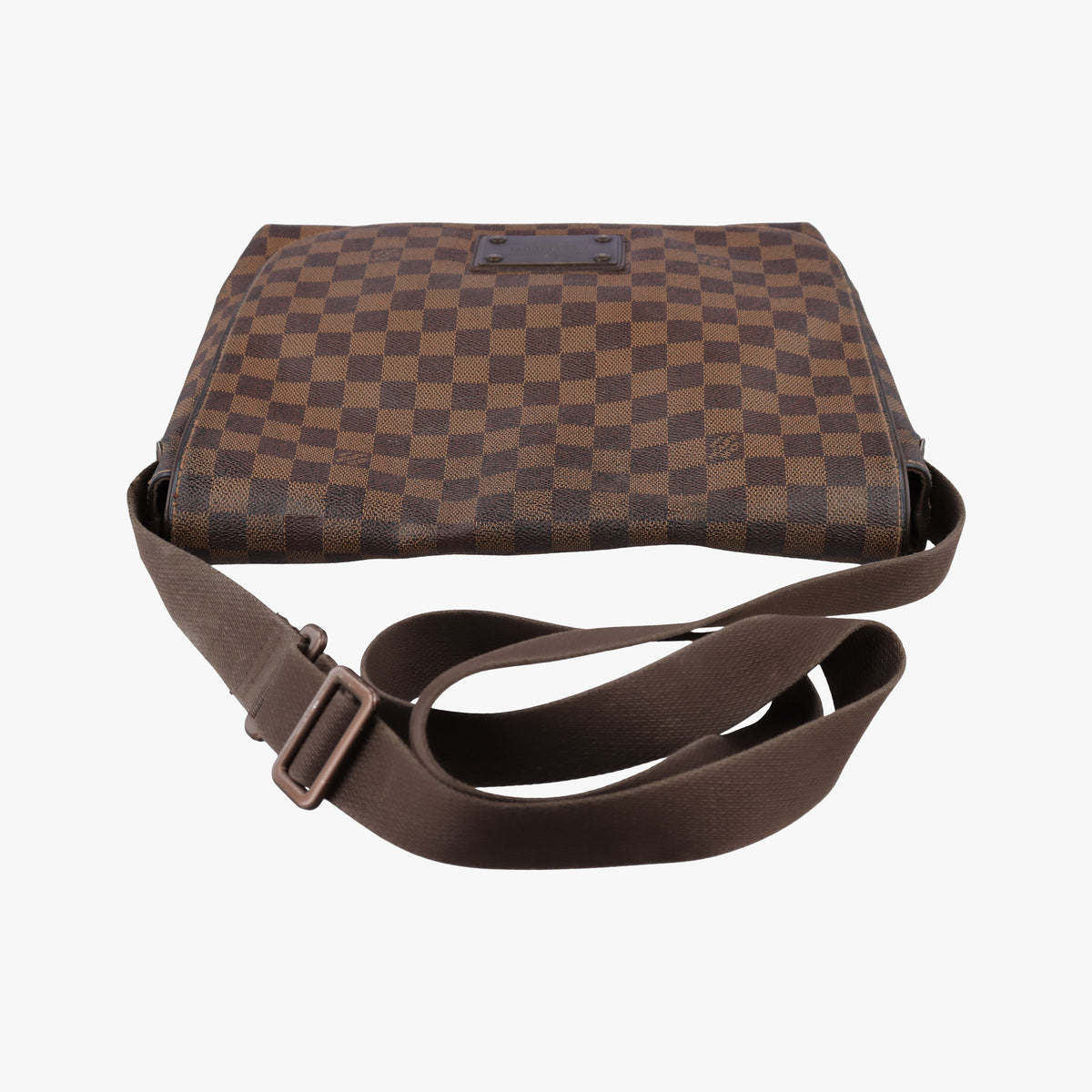 Pre-owned Louis Vuitton BROOKLYN GM EBENE Damier Canvas N51211 shoulderbag | stylenewstar