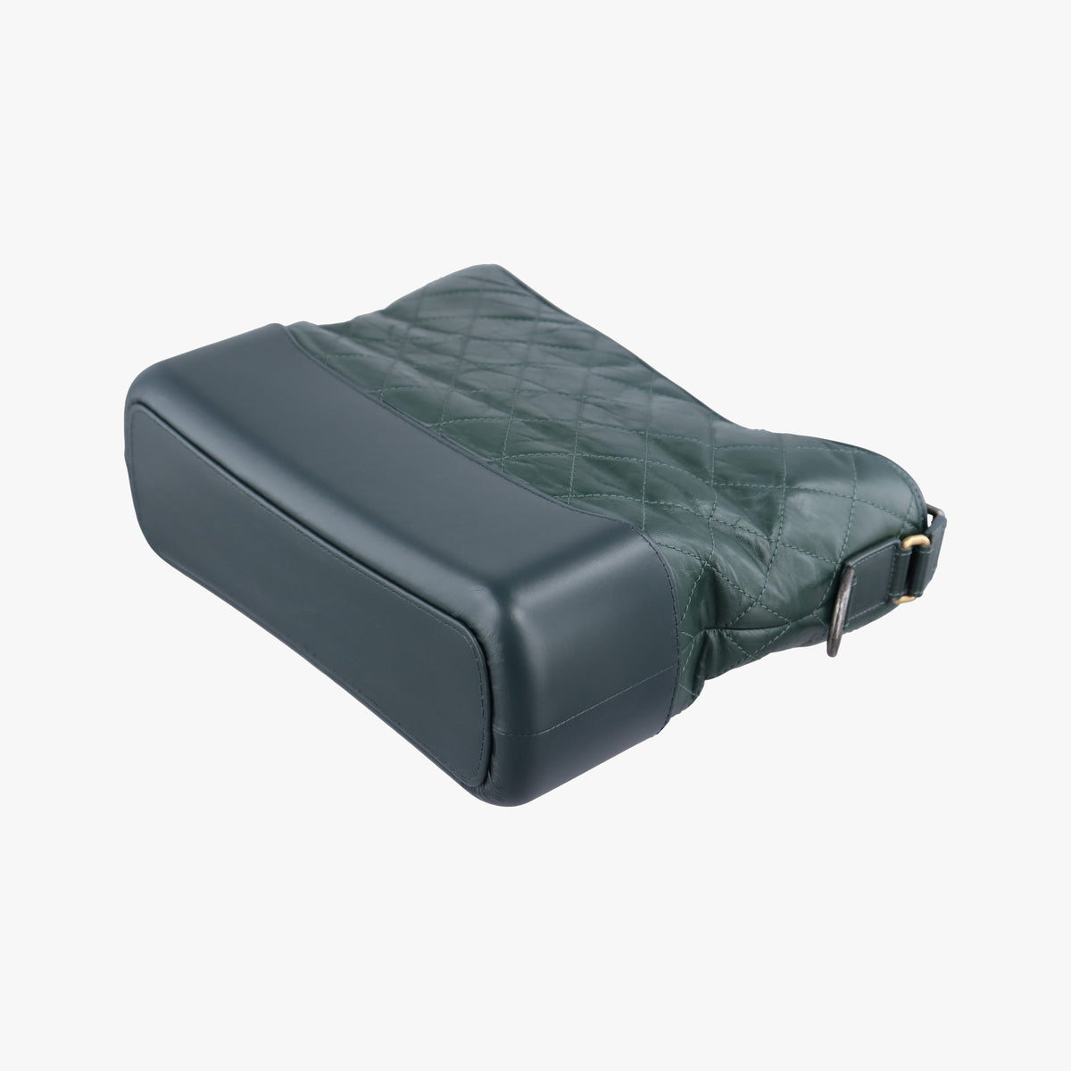 Pre-owned Chanel GABRIELLE Green Leather A93824 shoulderbag | stylenewstar