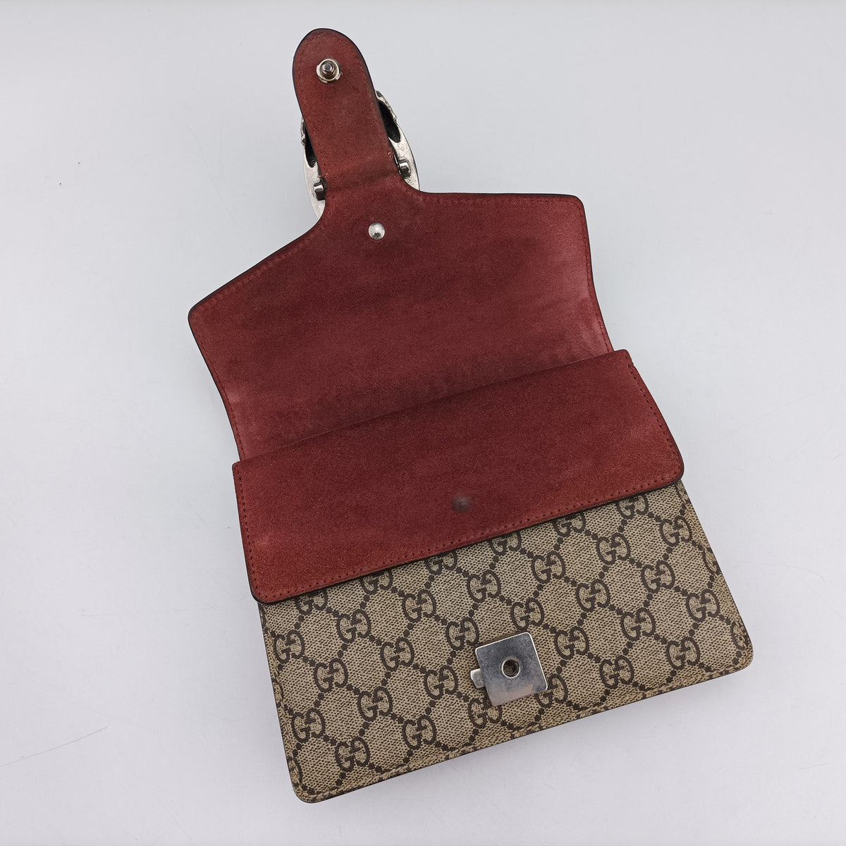 Secondhand Gucci Dionysus beige×Multicolour PVC coated canvas×suede 421970 shoulderbag | stylenewstar