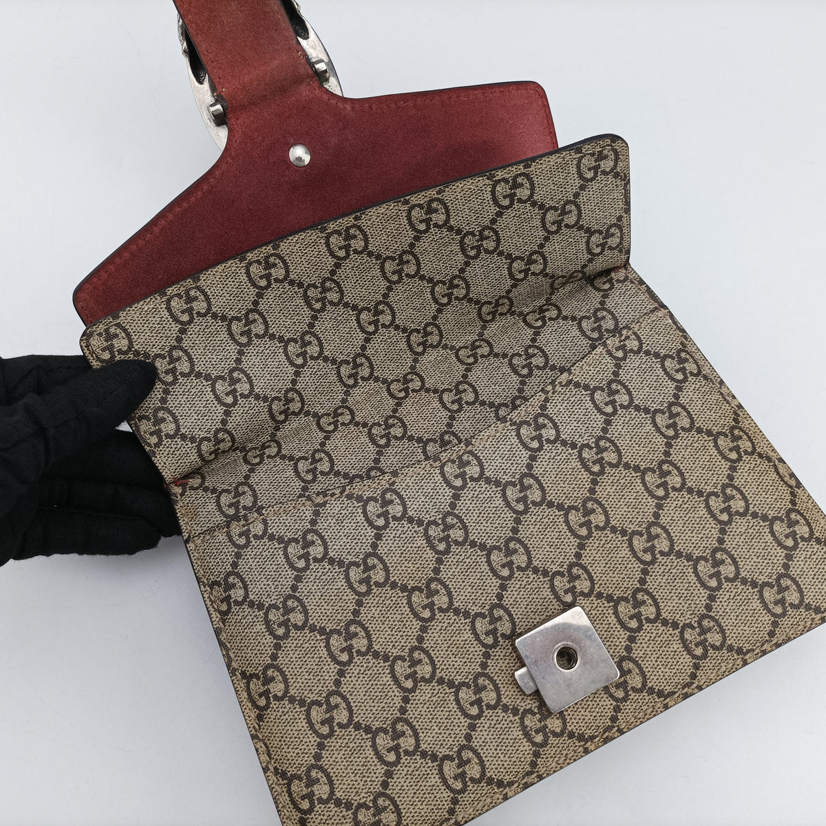 Secondhand Gucci Dionysus beige×Multicolour PVC coated canvas×suede 421970 shoulderbag | stylenewstar