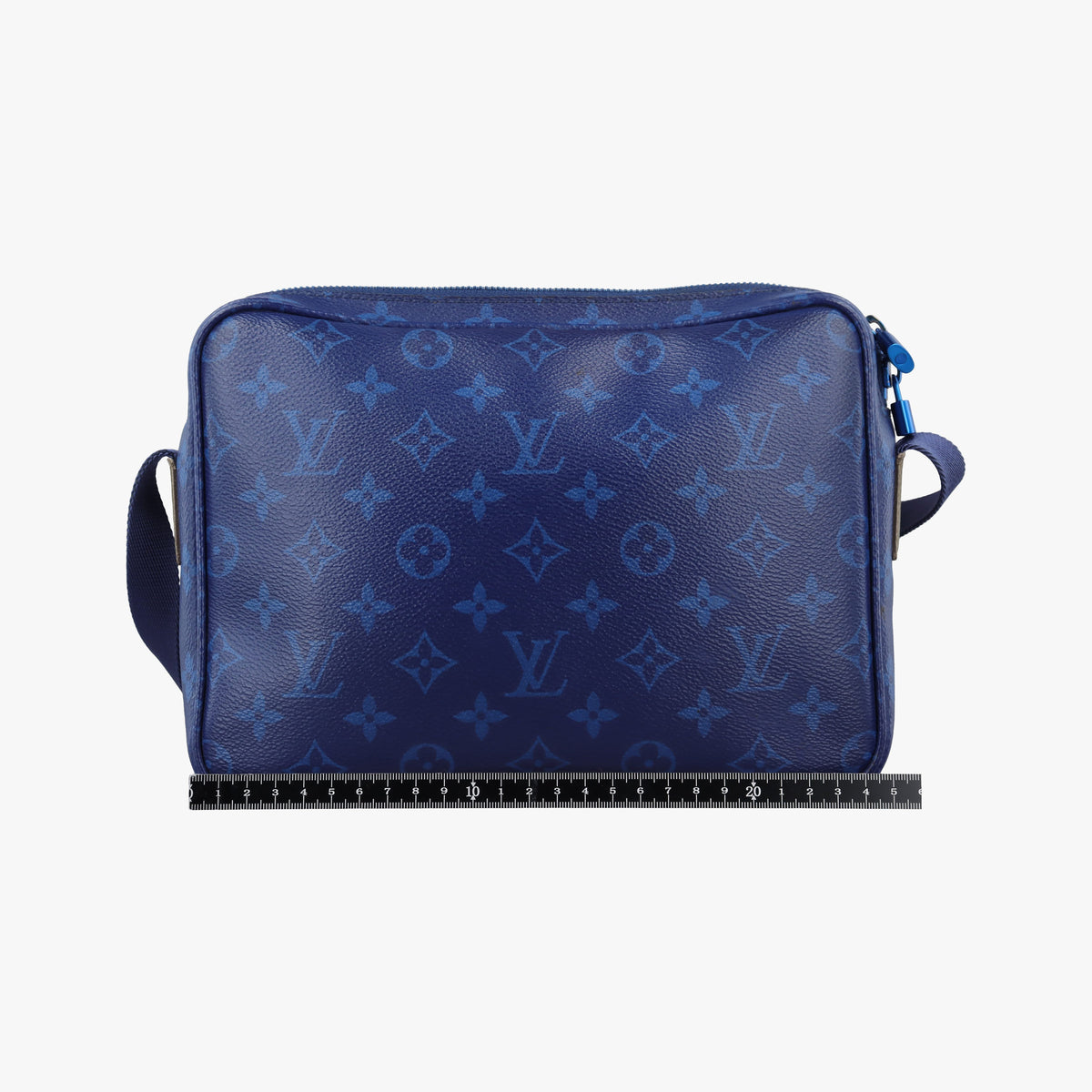 Pre-owned Louis Vuitton Monogram Pacific Messenger PM Blue×Green×Red Monogram canvas×leather M43829 shoulderbag | stylenewstar