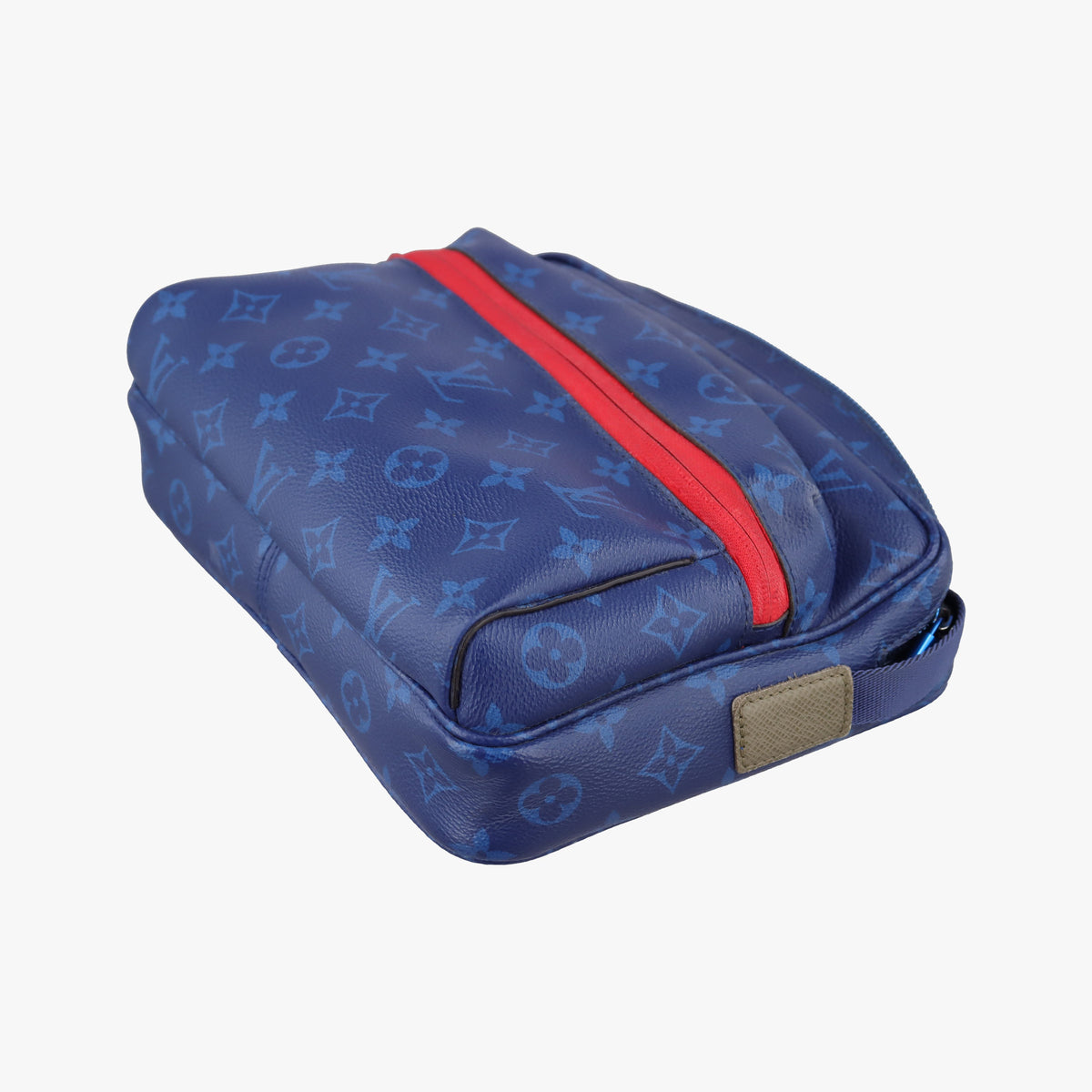 Pre-owned Louis Vuitton Monogram Pacific Messenger PM Blue×Green×Red Monogram canvas×leather M43829 shoulderbag | stylenewstar
