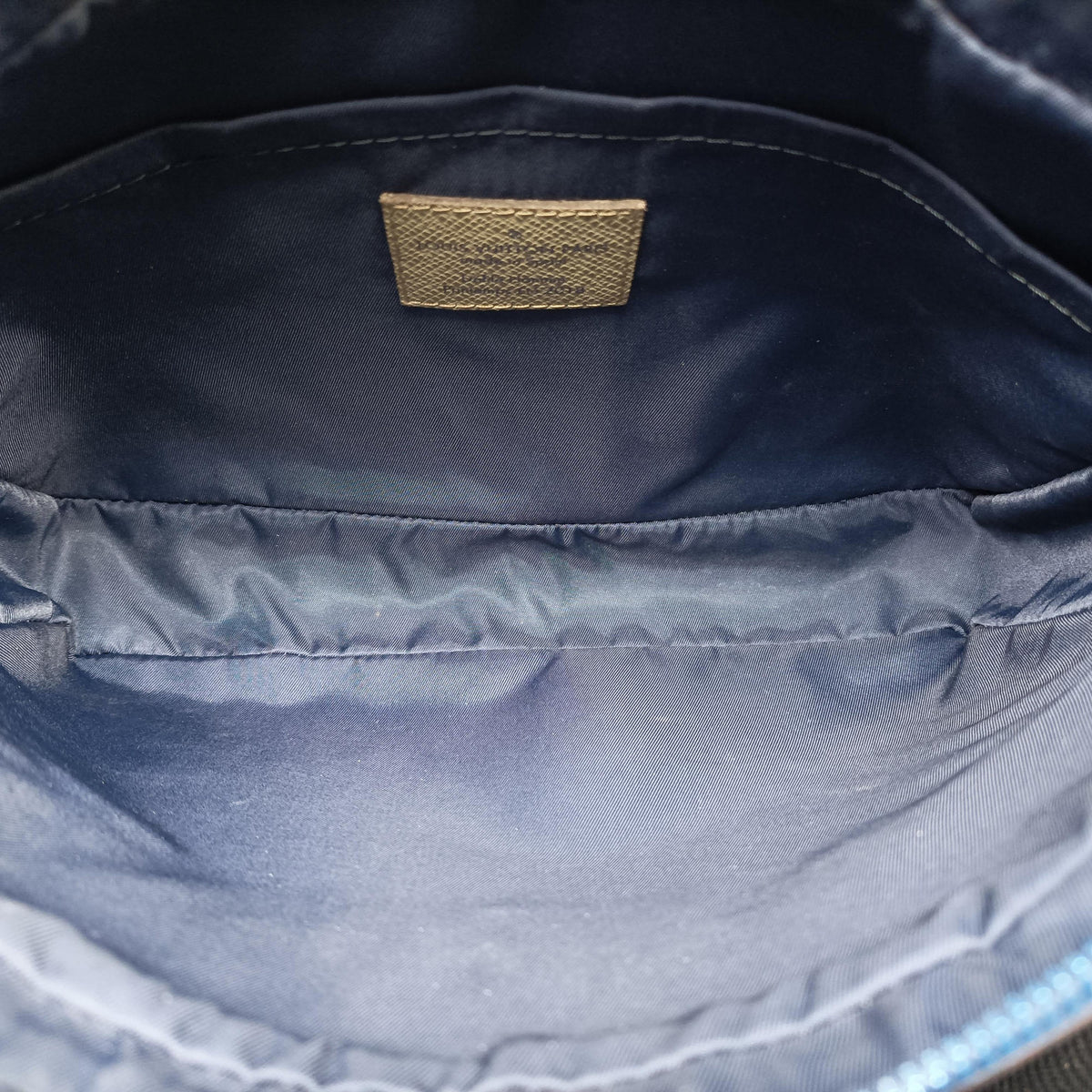 Pre-owned Louis Vuitton Monogram Pacific Messenger PM Blue×Green×Red Monogram canvas×leather M43829 shoulderbag | stylenewstar