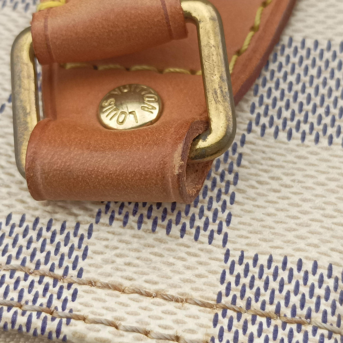 Pre-owned Louis Vuitton Speedy 30 AZUR Damier Canvas N41533 handbag | stylenewstar