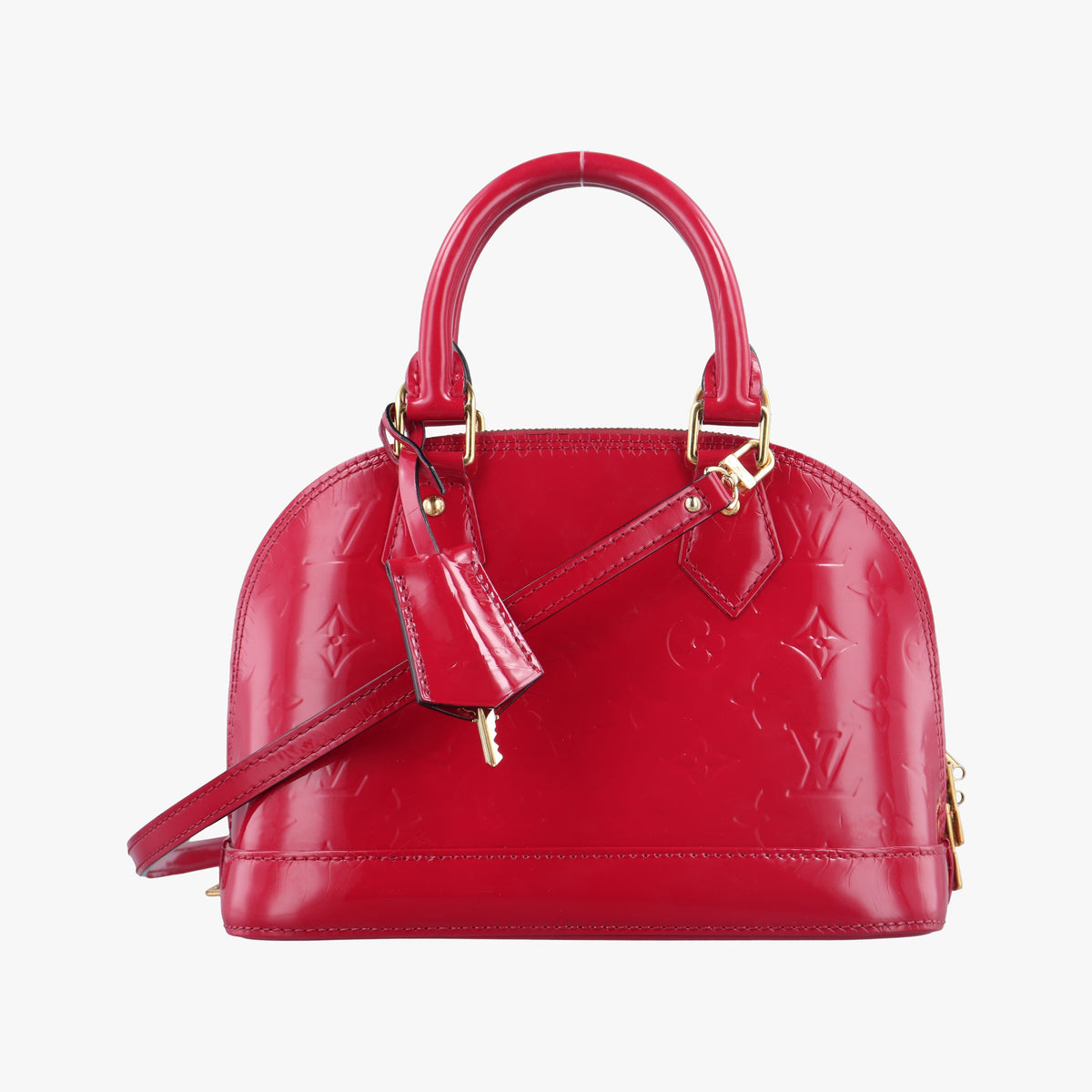 Vintage Louis Vuitton Alma BB pomme d'amour Vernis M90174 shoulderbag | stylenewstar