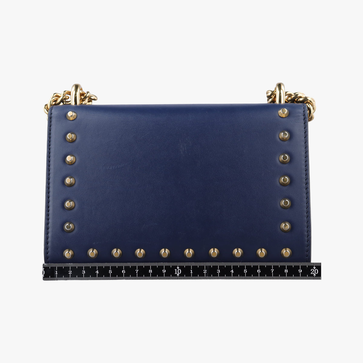 Pre-owned Gucci Padlock Navy Leather 432182 shoulderbag | stylenewstar