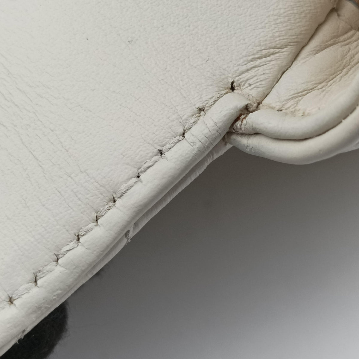 Vintage Gucci GG Marmont White Leather 476438 shoulderbag | stylenewstar