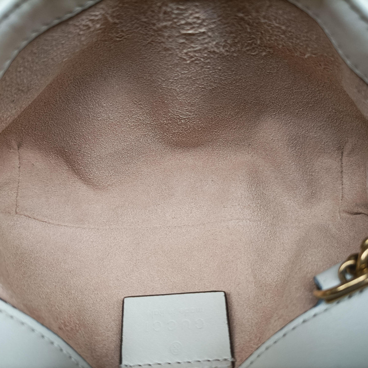 Vintage Gucci GG Marmont White Leather 476438 shoulderbag | stylenewstar