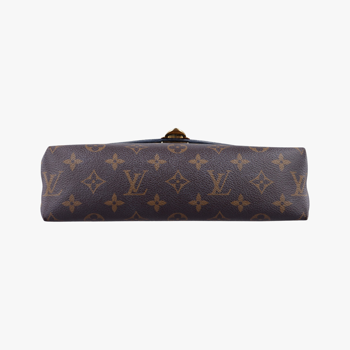 Pre-owned Louis Vuitton SAINT PLACIDE brown×CERISE Monogram Canvas×calf leather M43713 shoulderbag | stylenewstar