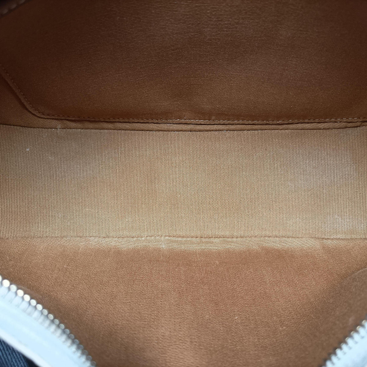 Pre-owned Celine Triomphe AVA White PVC coated canvas  shoulderbag | stylenewstar