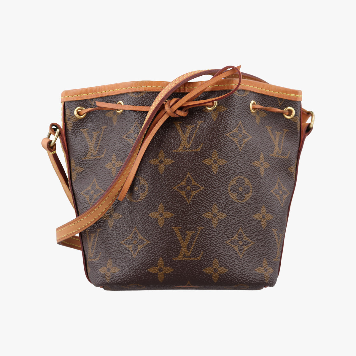Secondhand Louis Vuitton Nano Noe Brown Monogram Canvas M41346 shoulderbag | stylenewstar