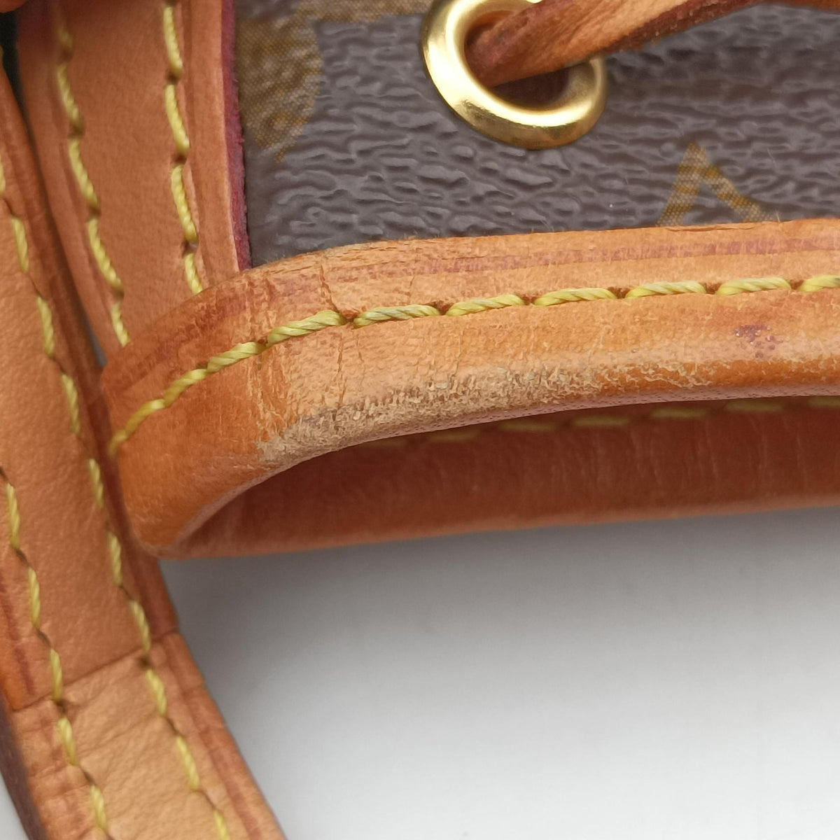 Secondhand Louis Vuitton Nano Noe Brown Monogram Canvas M41346 shoulderbag | stylenewstar