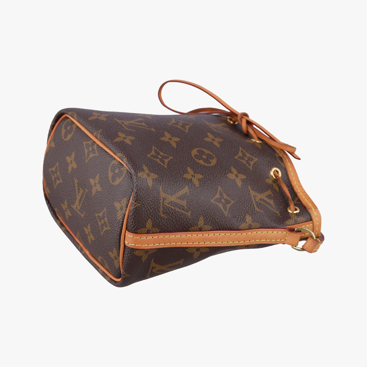 Secondhand Louis Vuitton Nano Noe Brown Monogram Canvas M41346 shoulderbag | stylenewstar