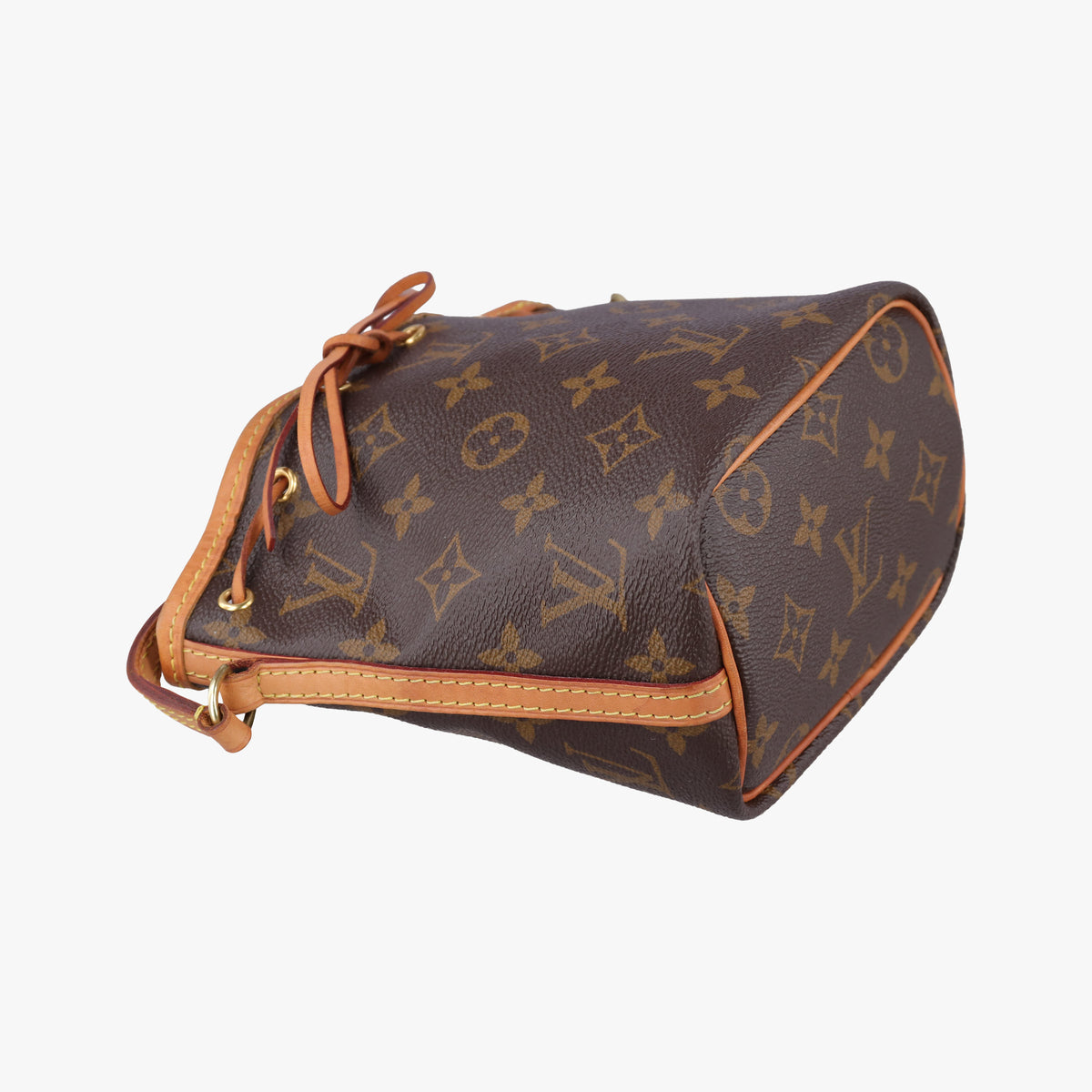 Secondhand Louis Vuitton Nano Noe Brown Monogram Canvas M41346 shoulderbag | stylenewstar
