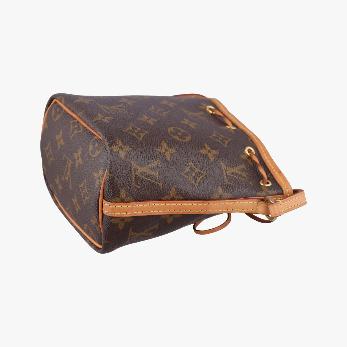 Secondhand Louis Vuitton Nano Noe Brown Monogram Canvas M41346 shoulderbag | stylenewstar