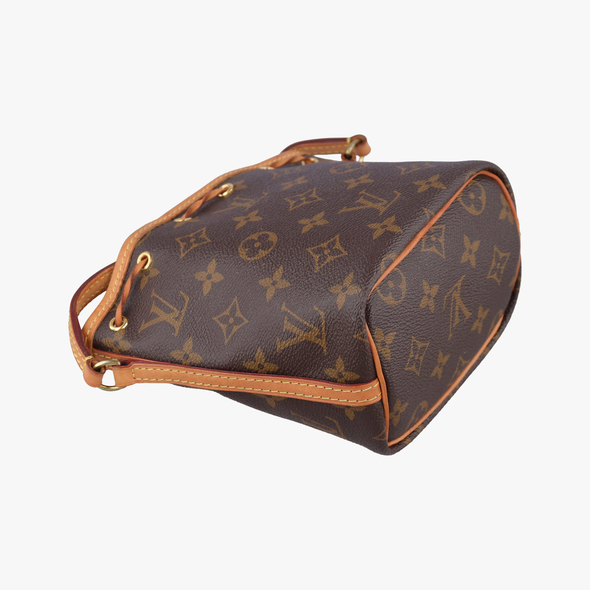 Secondhand Louis Vuitton Nano Noe Brown Monogram Canvas M41346 shoulderbag | stylenewstar