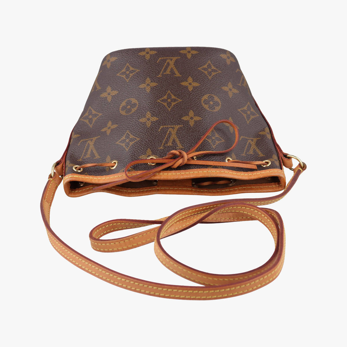 Secondhand Louis Vuitton Nano Noe Brown Monogram Canvas M41346 shoulderbag | stylenewstar