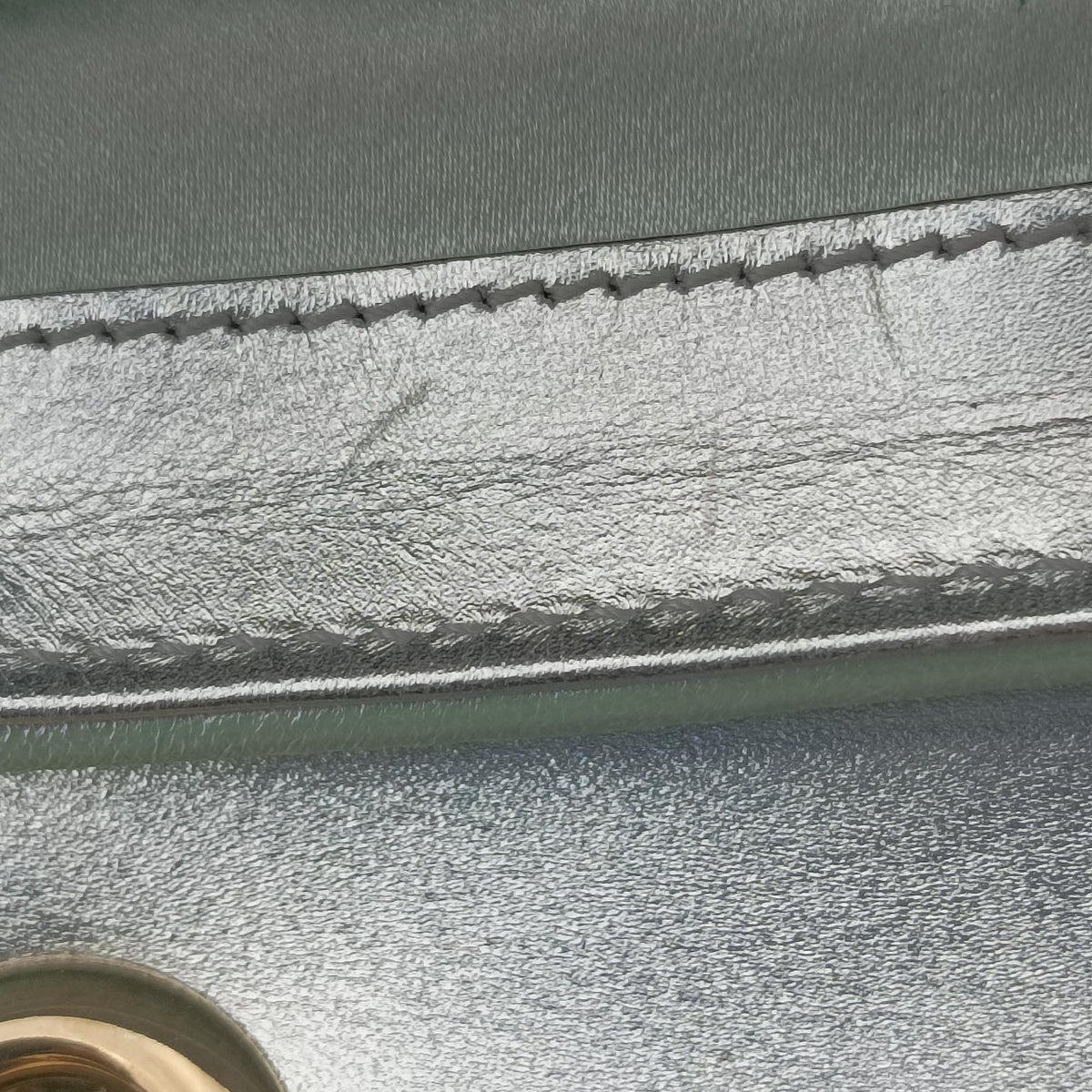Pre-owned Gucci GG Marmont Green Leather 739682 shoulderbag | stylenewstar