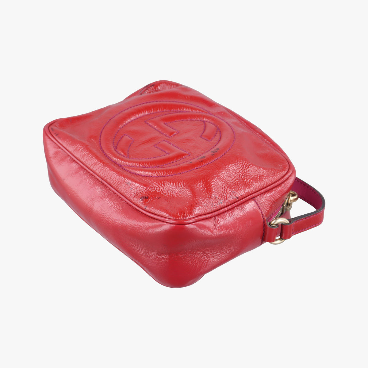 Vintage Gucci Soho Red Patent Leather 308364 shoulderbag | stylenewstar