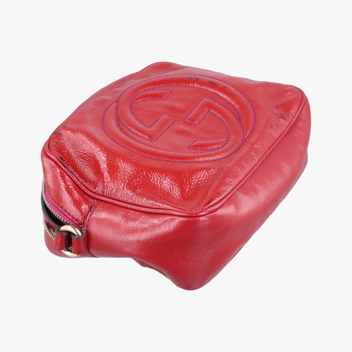 Vintage Gucci Soho Red Patent Leather 308364 shoulderbag | stylenewstar