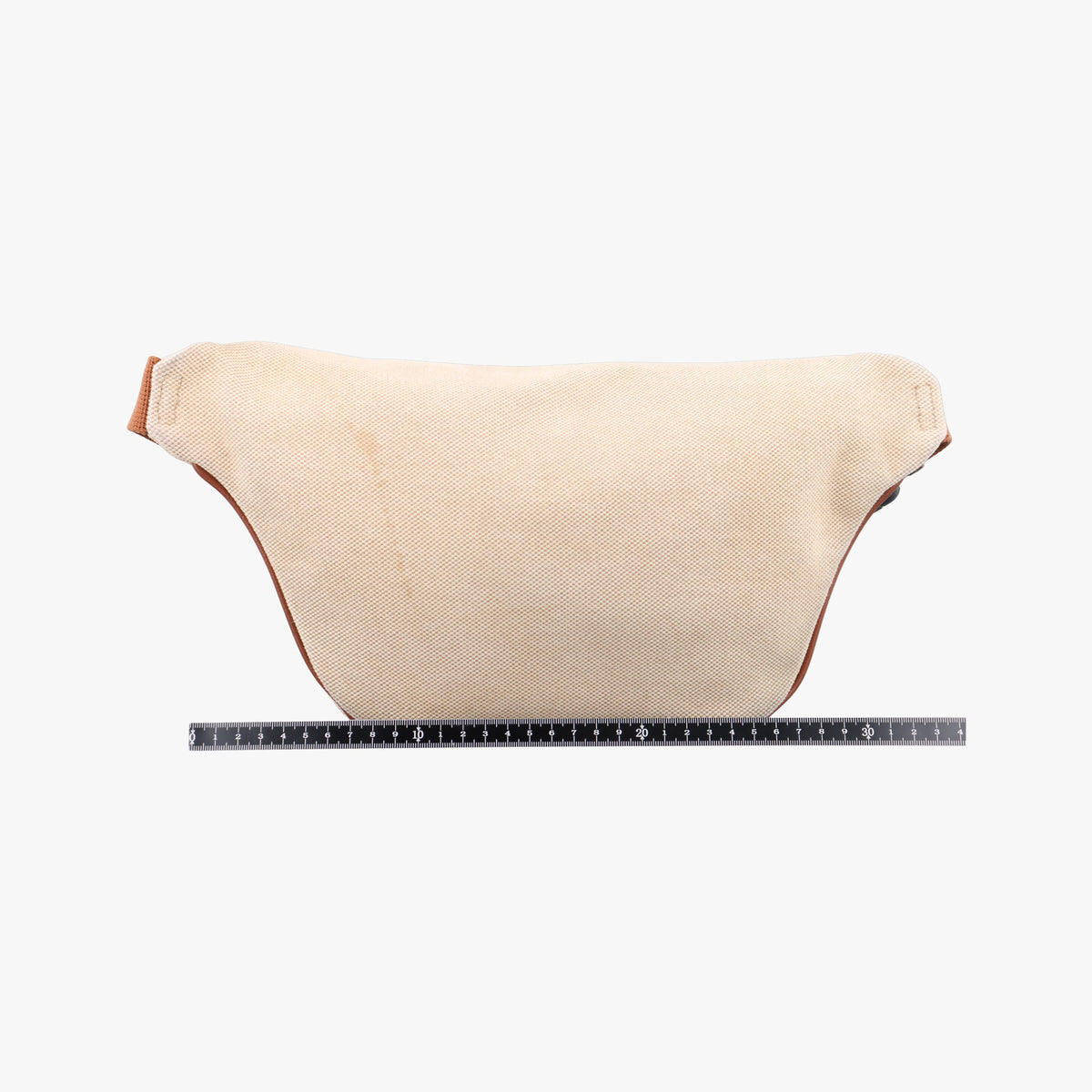 Pre-owned Gucci Sherry Vintage Beige×Brown Canvas × Leather 575082 bum bag/waist bag | stylenewstar