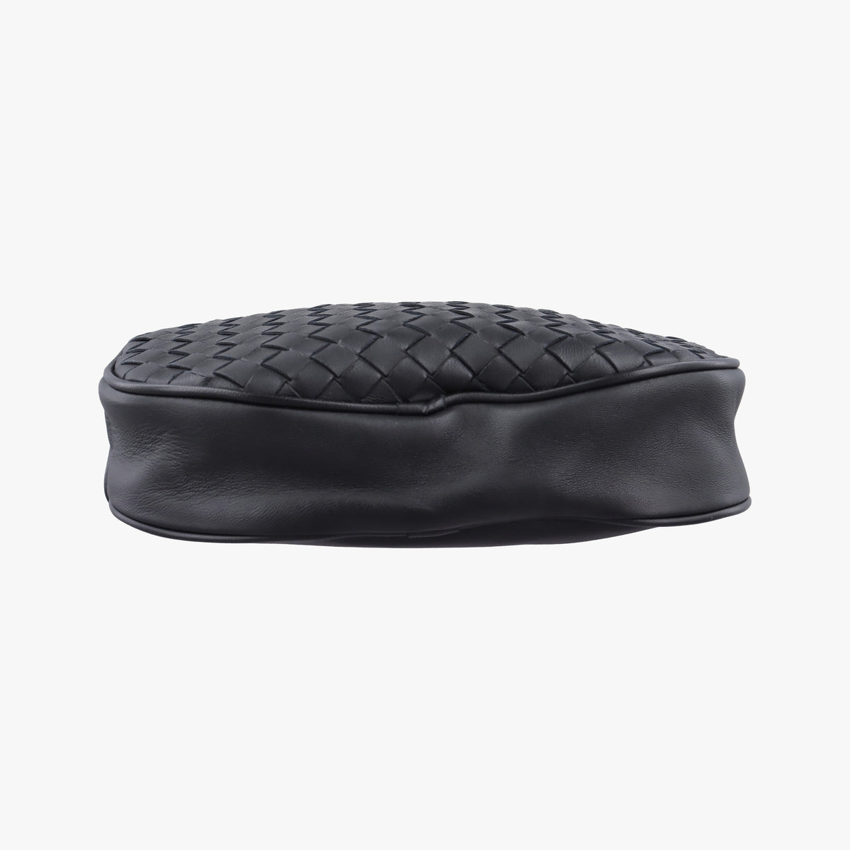 Pre-owned Bottega Veneta Intrecciato Black lambskin  bum bag/waist bag | stylenewstar