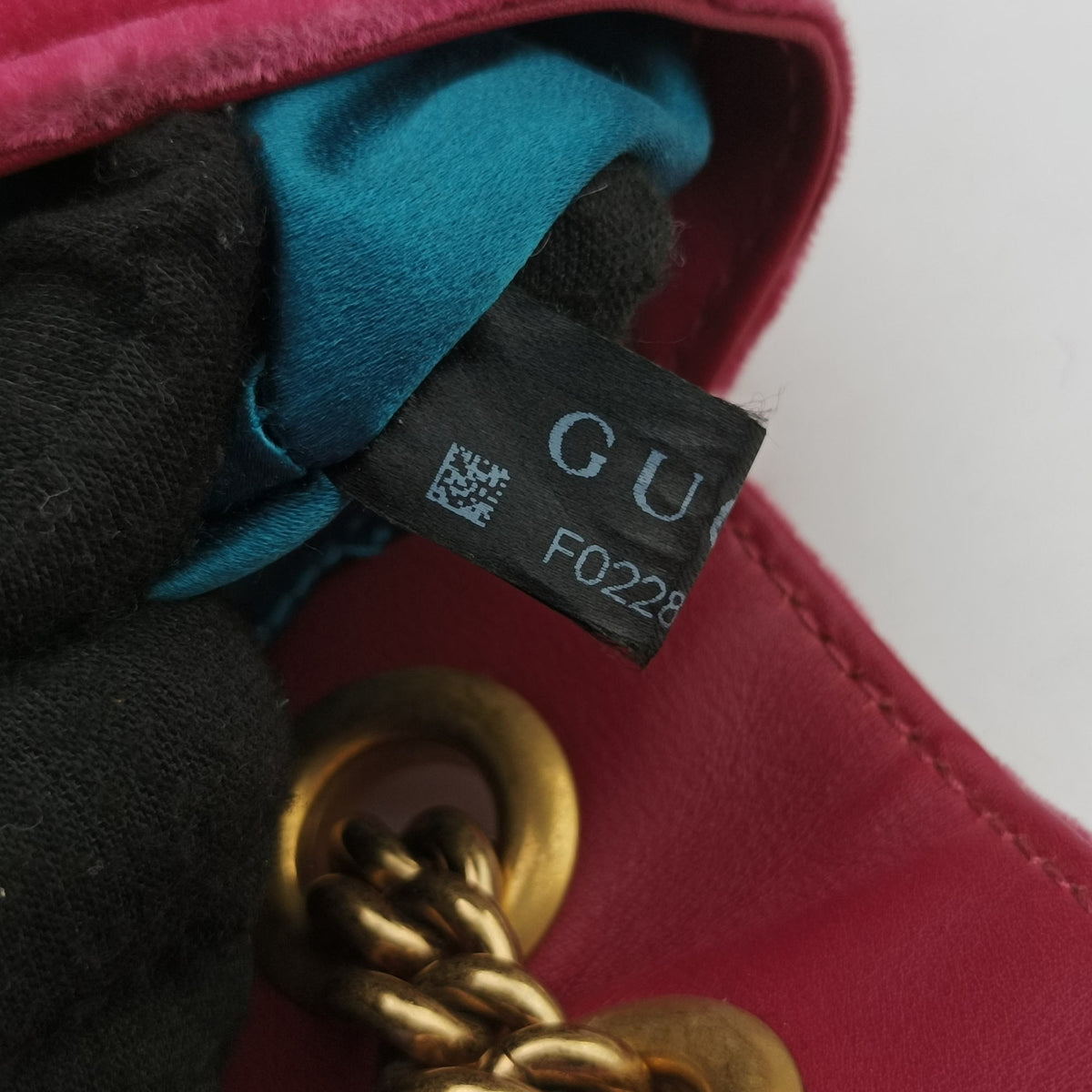 Vintage Gucci GG Marmont Pink velour 446744 shoulderbag | stylenewstar