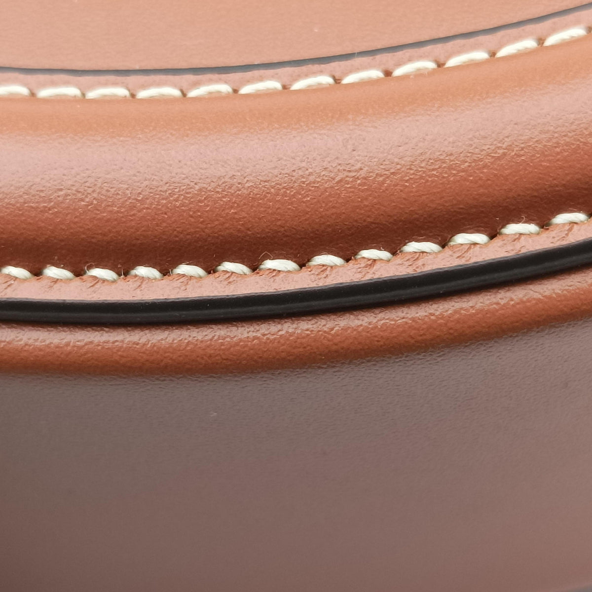 Pre-owned Celine Oval Purse Cuir Triomphe Brown Leather  shoulderbag | stylenewstar